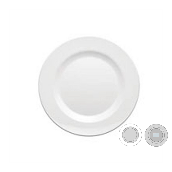 White Melamine Plates